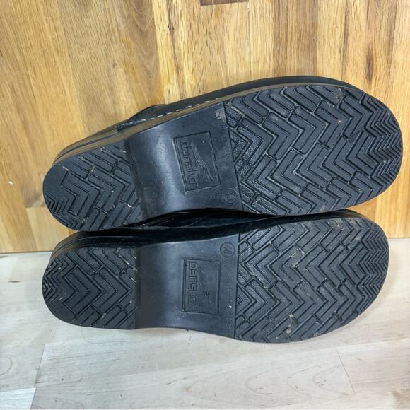 Dansko Black Matte Leather Professional Clog 40 - Picture 10 of 10